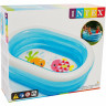 Бассейн овальный INTEX «Весёлый дельфинчик» 57482, 163×107×46 см, 3+