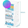 Каркасный бассейн INTEX CHEVRON PRISM FRAME 488х122см 19156л фильтр 5678л\ч лестница тент 26746